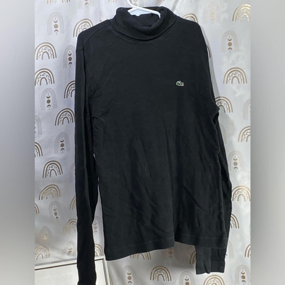 Lacoste Classic Black Long Sleeve Tee